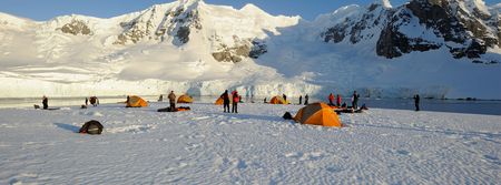 Antarktis Zelten Camping